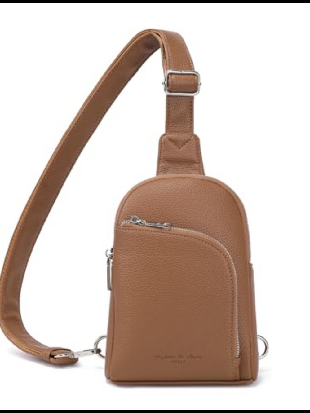 Vegan Leather RFID Anti Theft Crossbody Sling Bag for Women